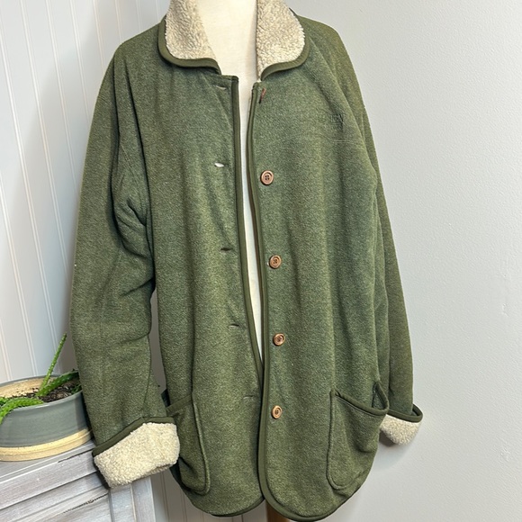 Northern Reflections Jackets & Blazers - Northern Reflections Green Teddy Jacket